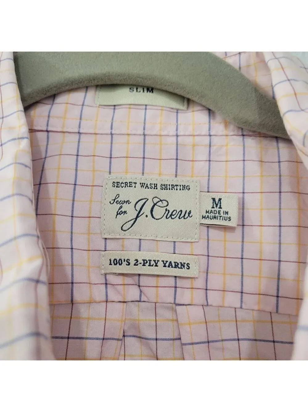 J Crew Slim Secret Wash cotton poplin shirt, NWT Sz M